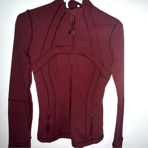 Lululemon Define Jacket Luon (Red Merlot) Size 2